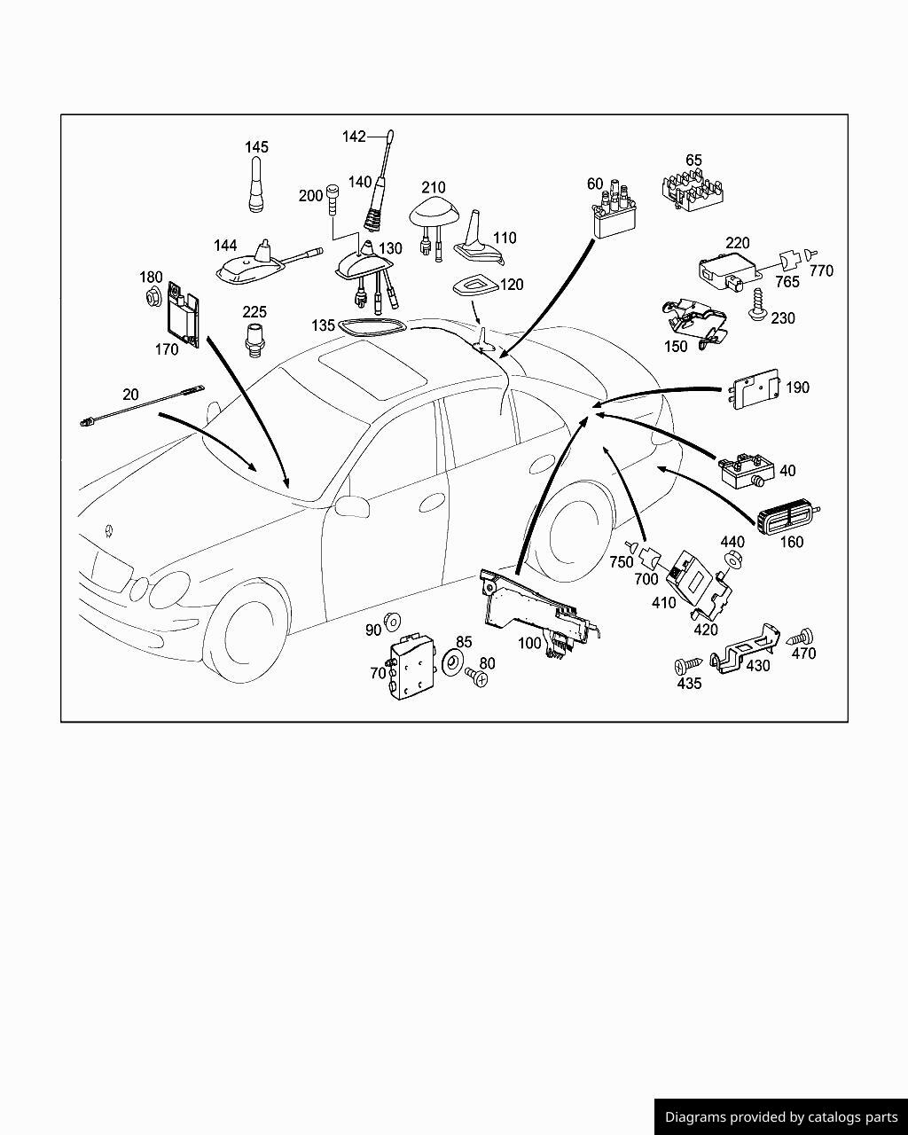 Car part diagram