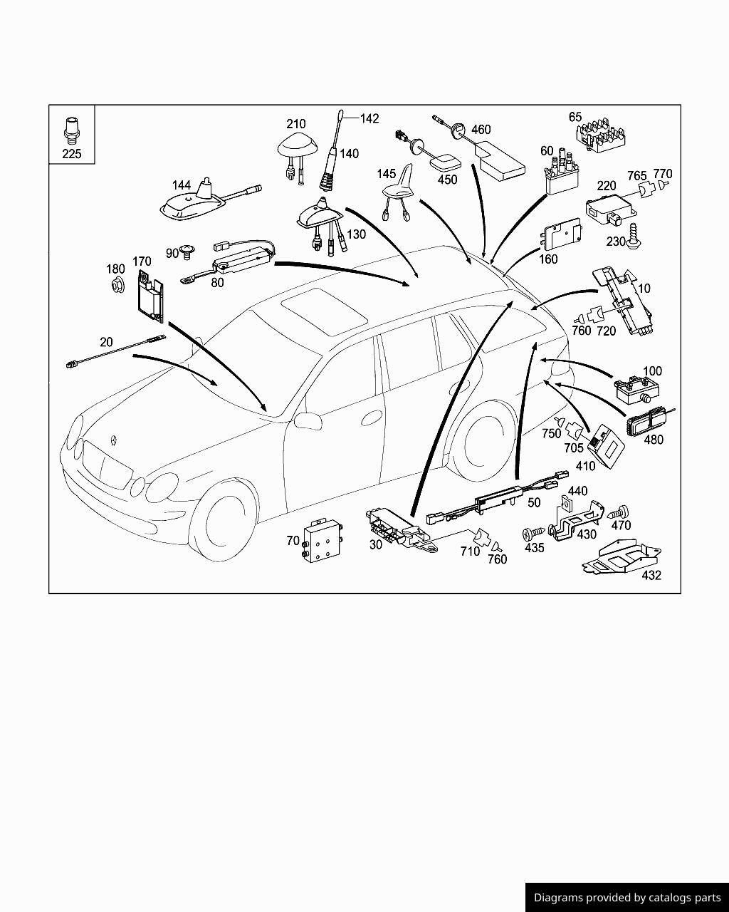Car part diagram