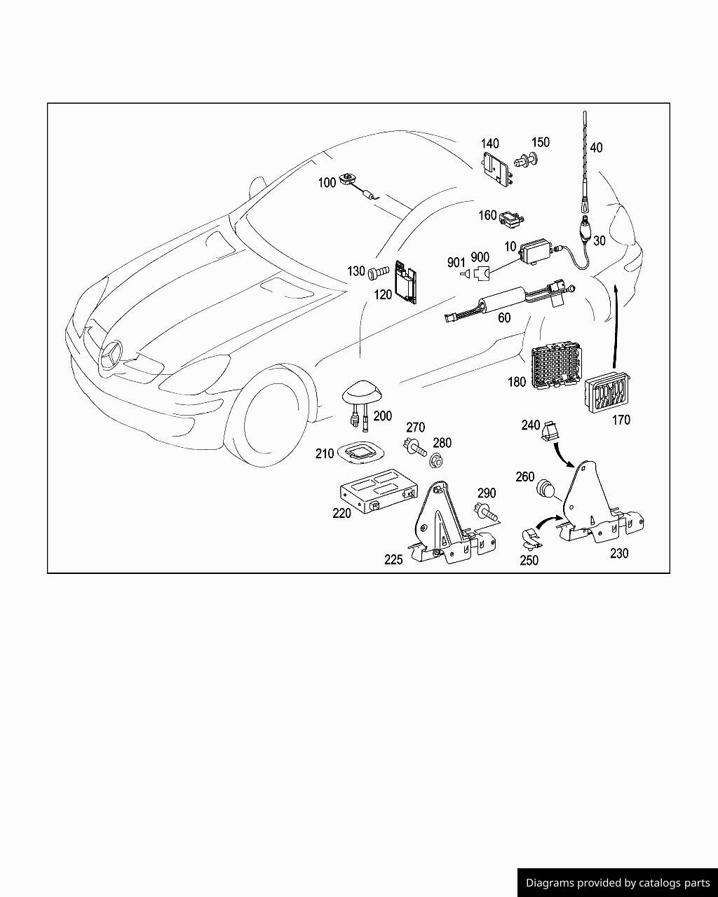 Car part diagram