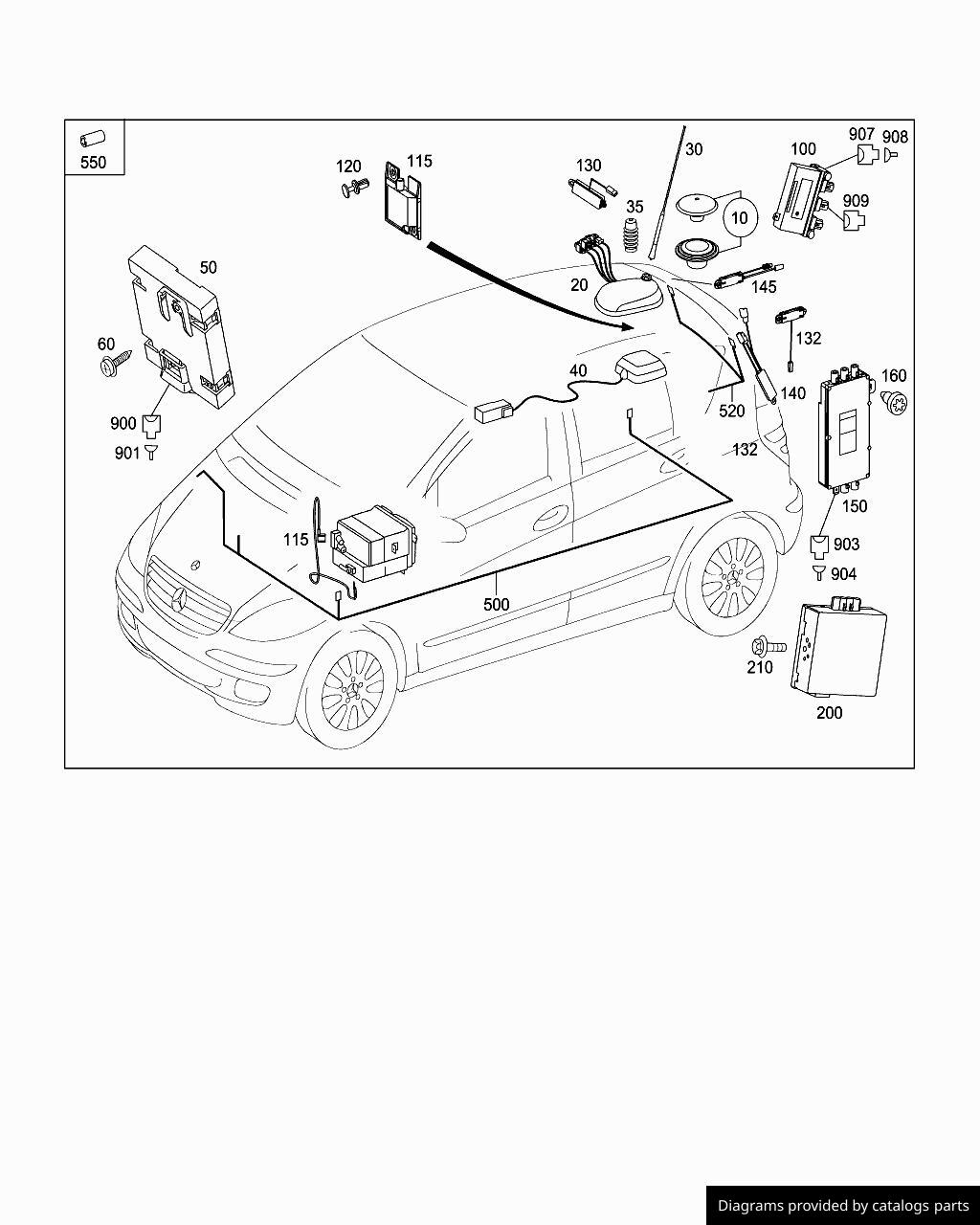 Car part diagram