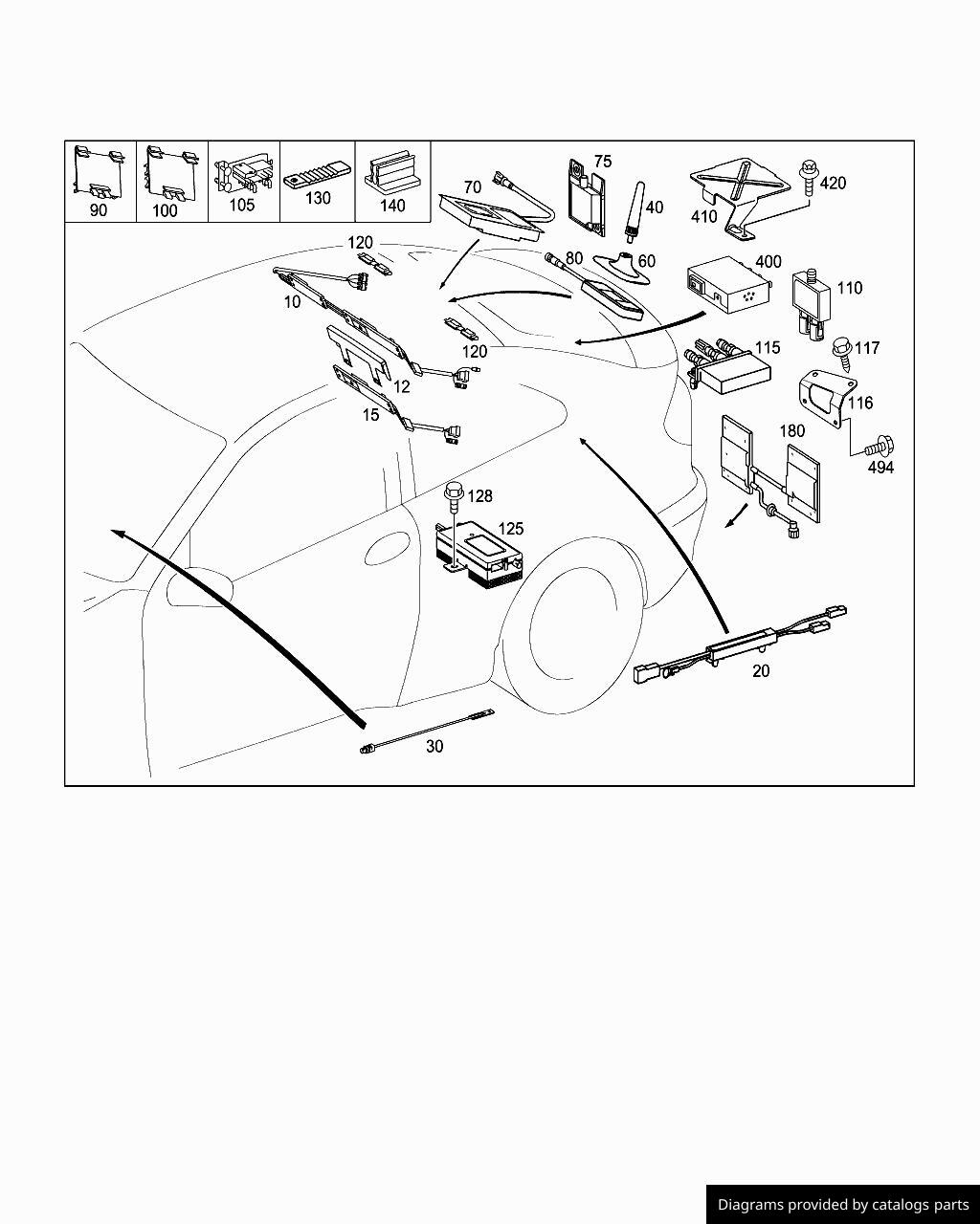 Car part diagram