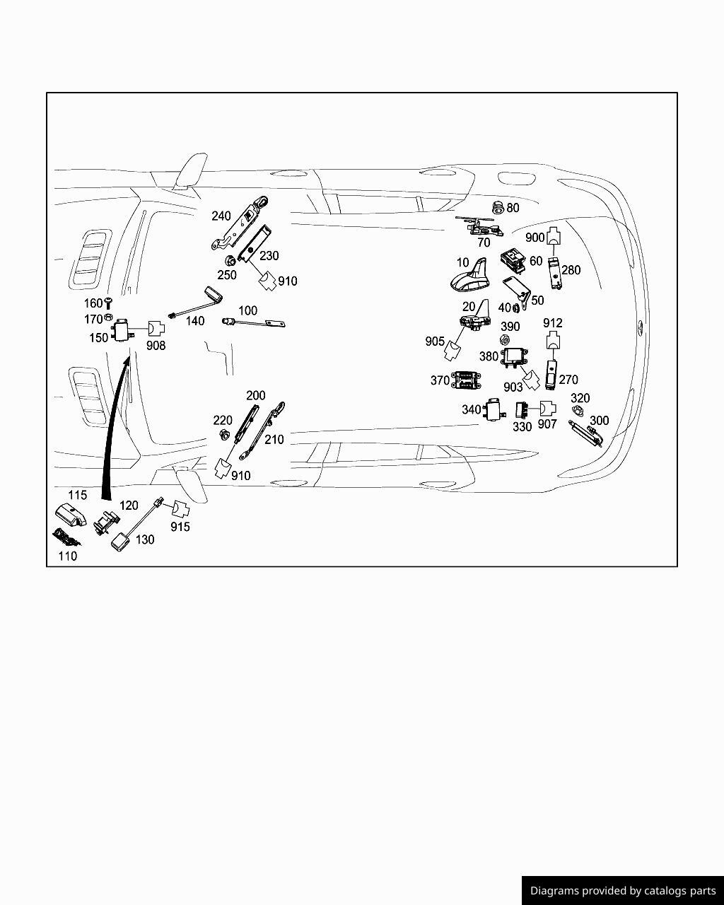 Car part diagram