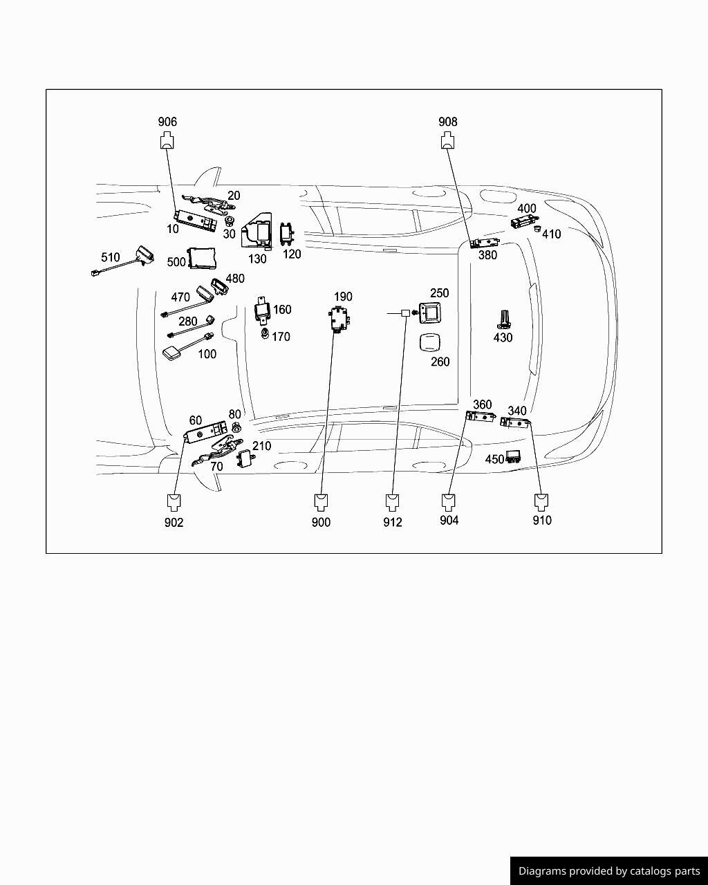 Car part diagram