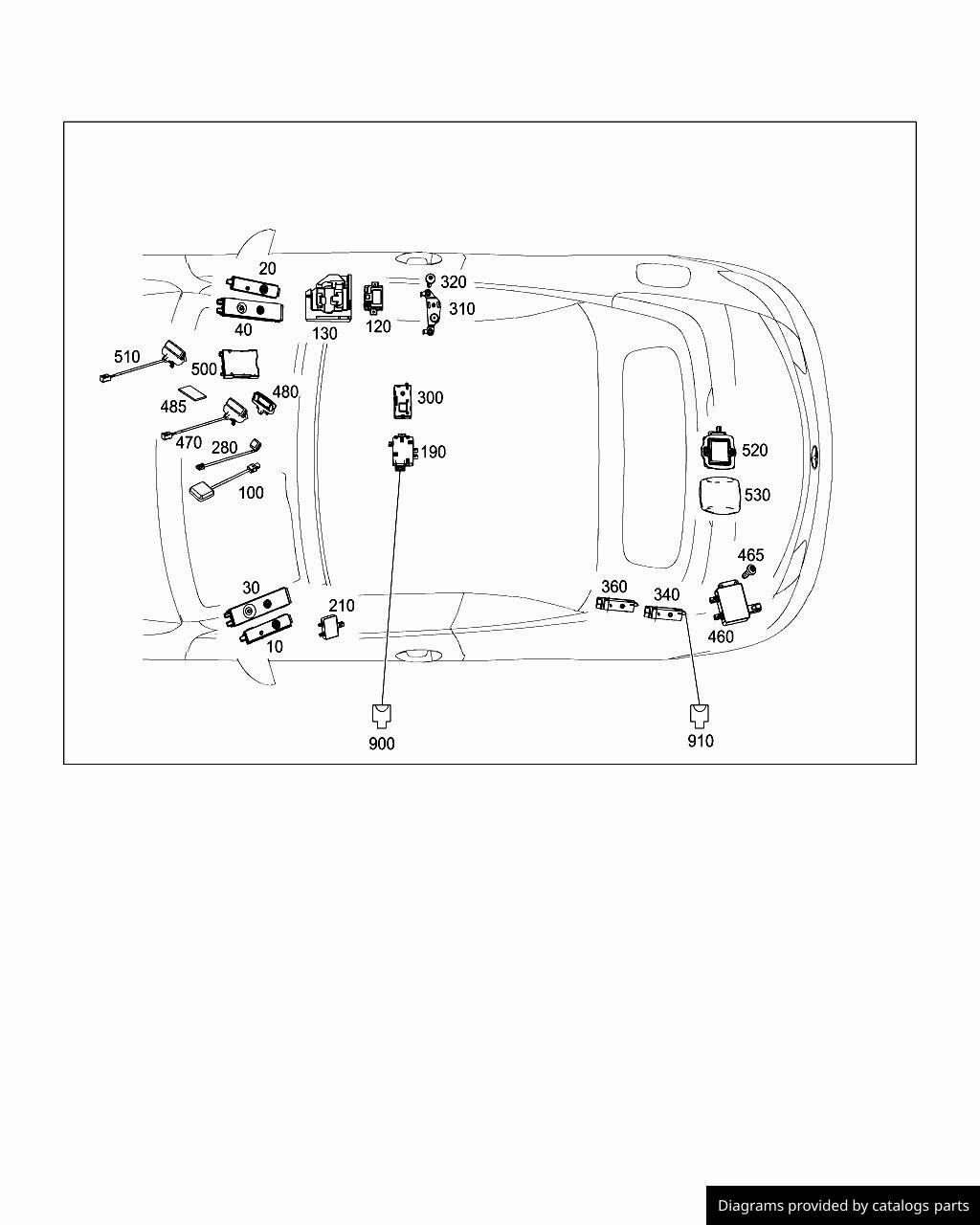 Car part diagram