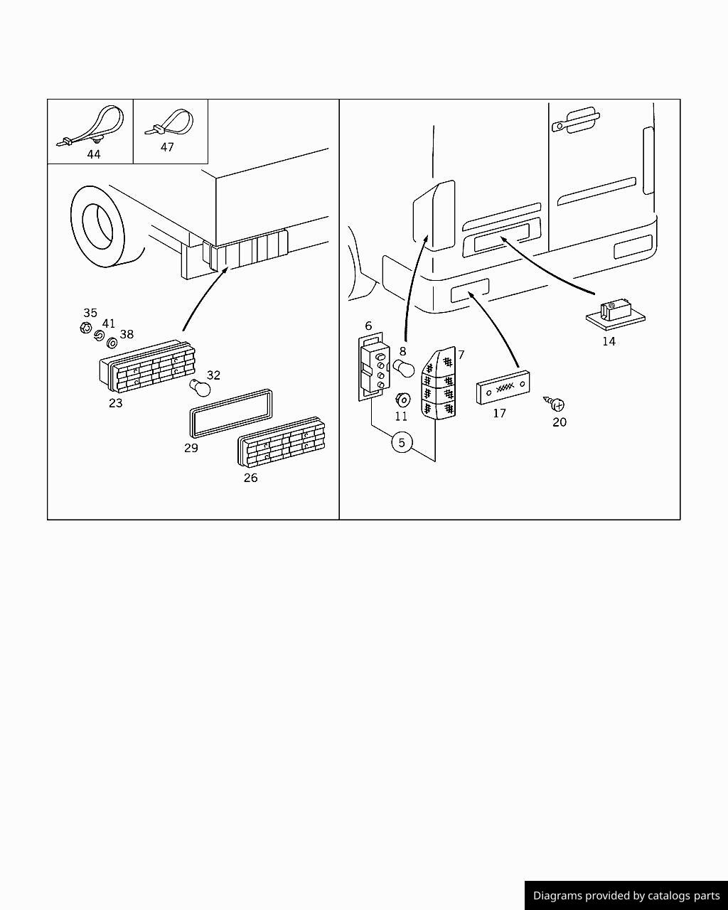 Car part diagram