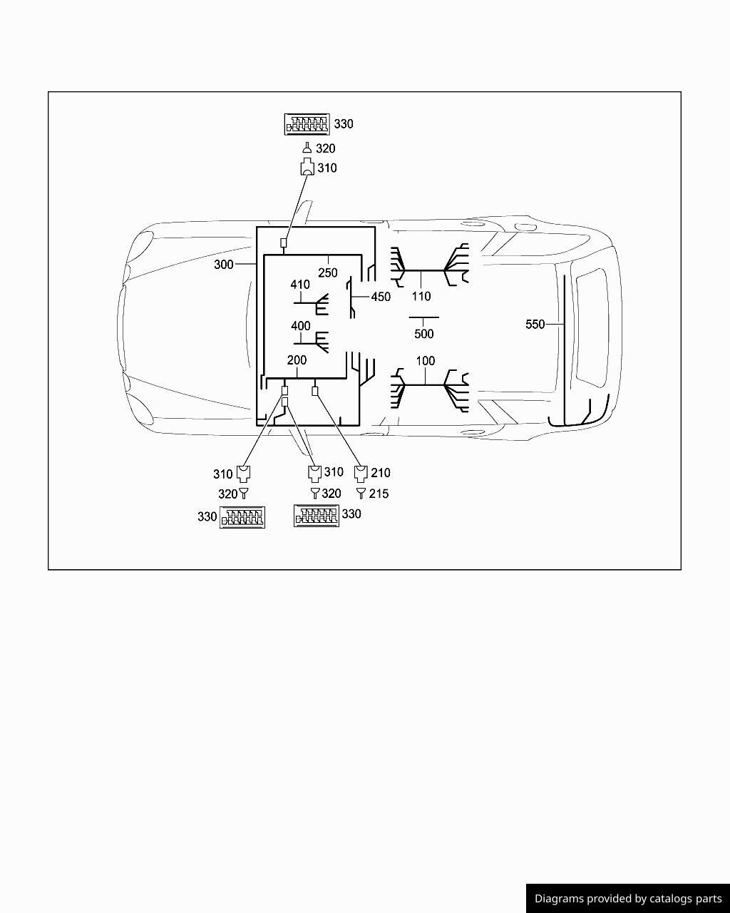 Mercedes Benz Electrical Line A2115404033 - LLLParts