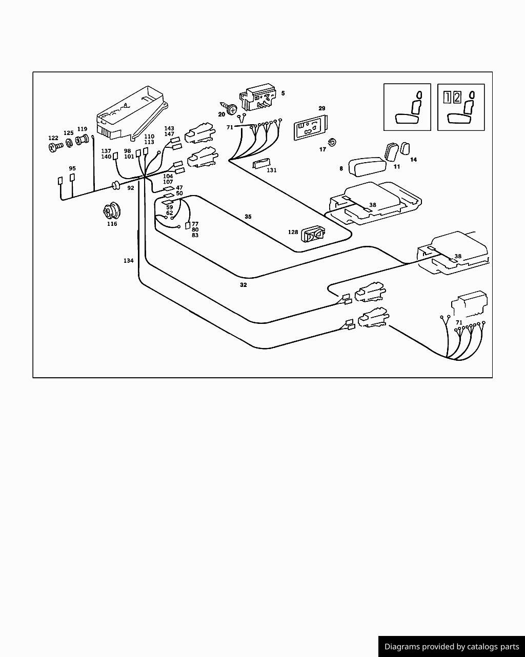 Car part diagram