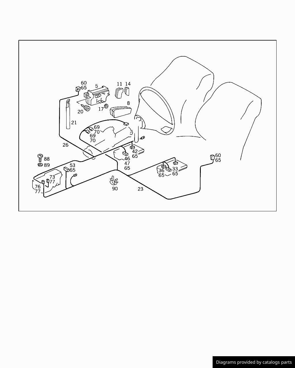 Car part diagram