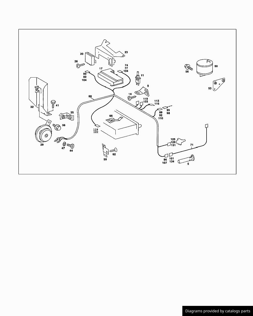 Car part diagram