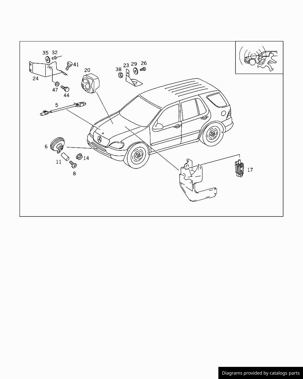 Car part diagram