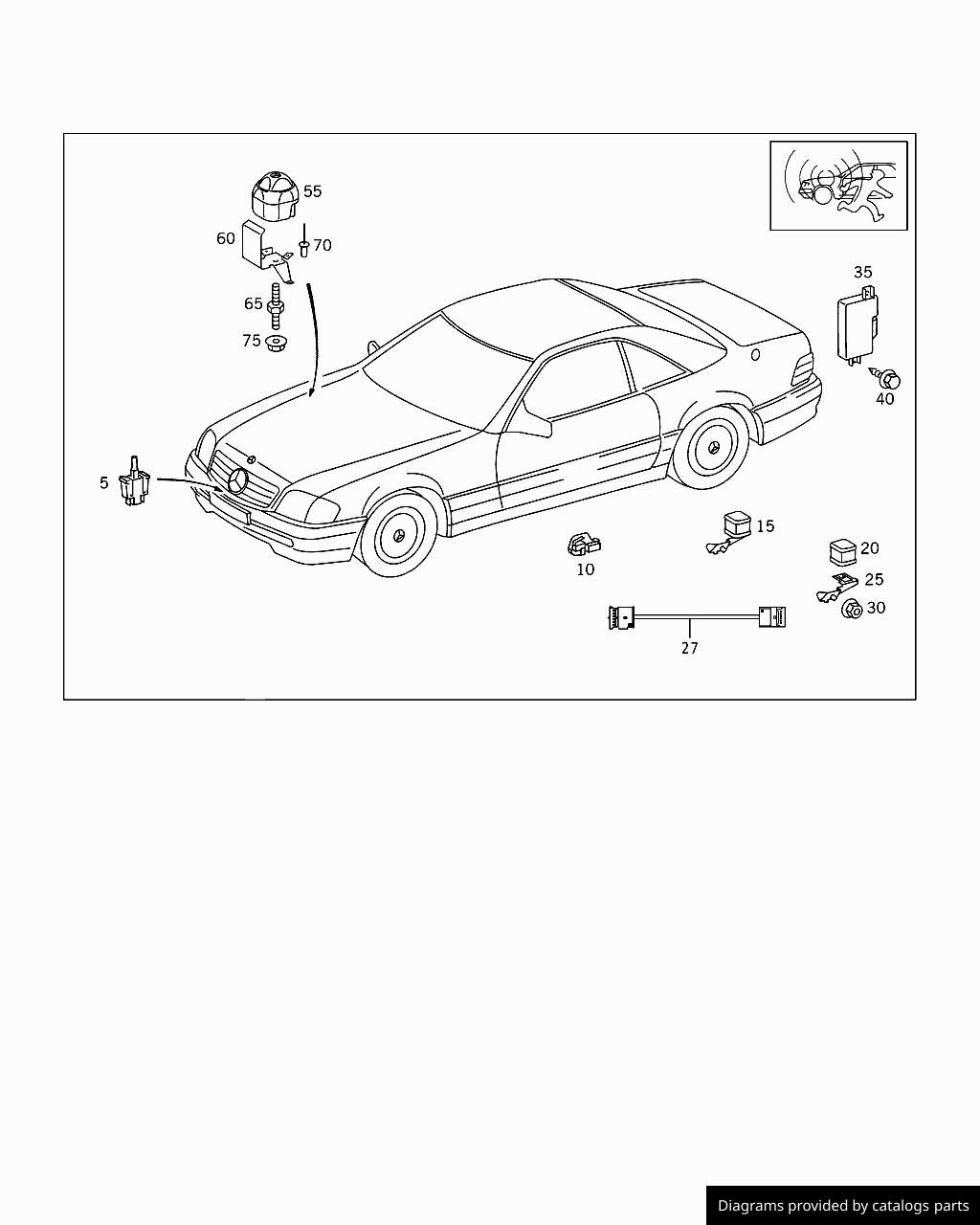 Car part diagram