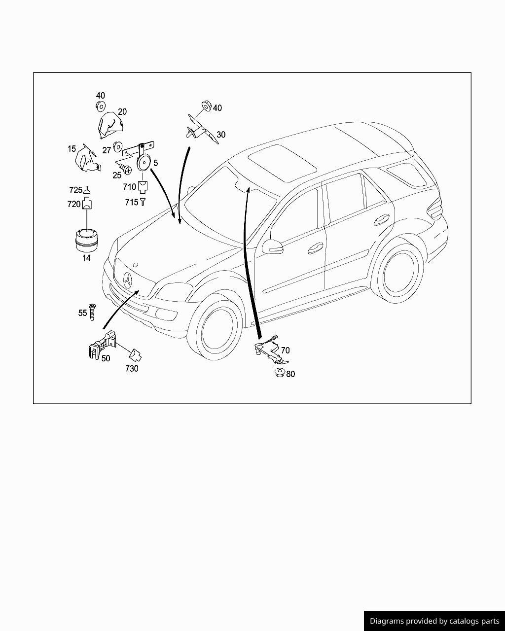 Car part diagram