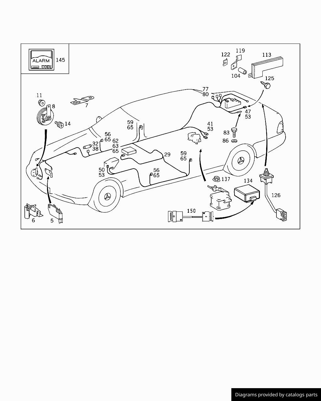 Car part diagram