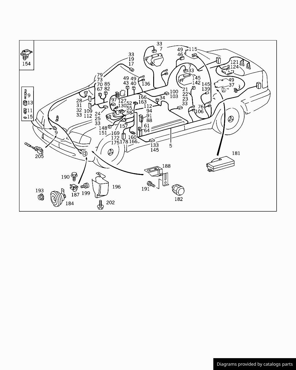 Car part diagram