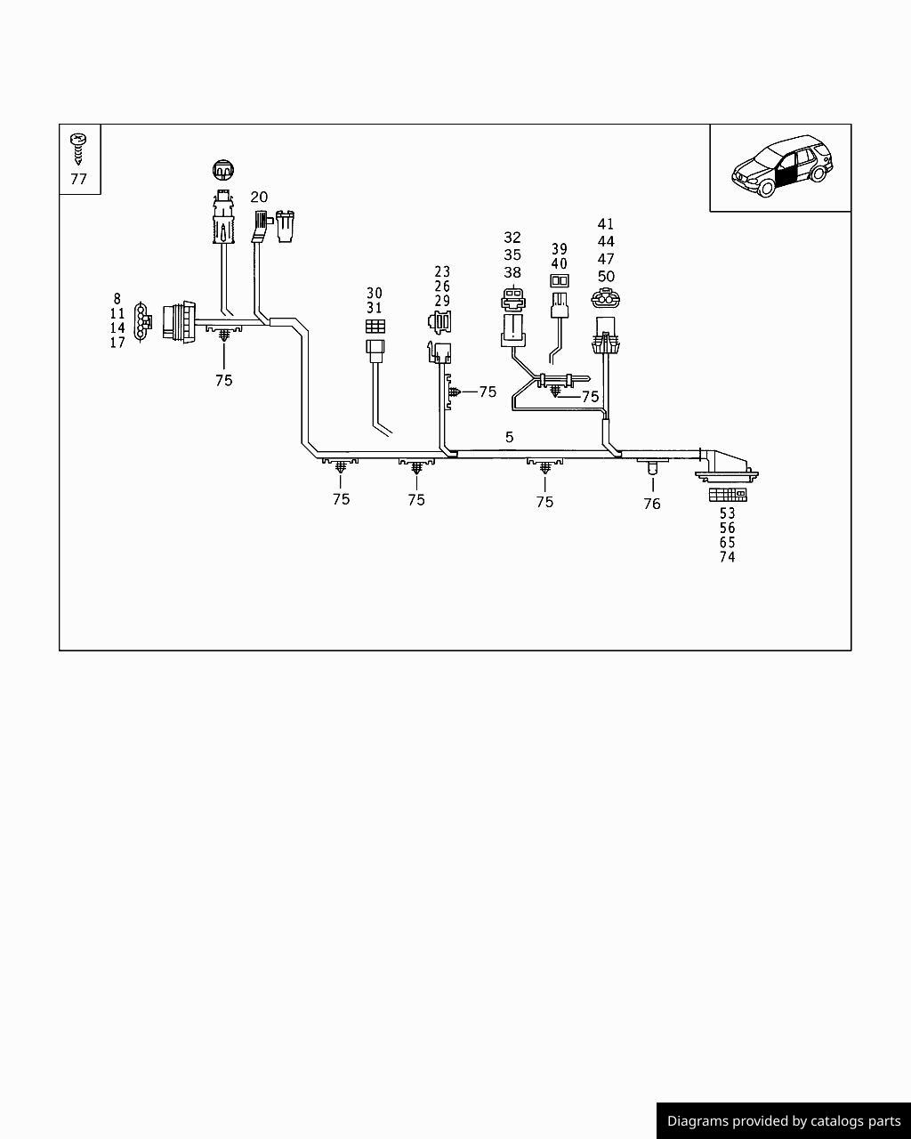 Car part diagram