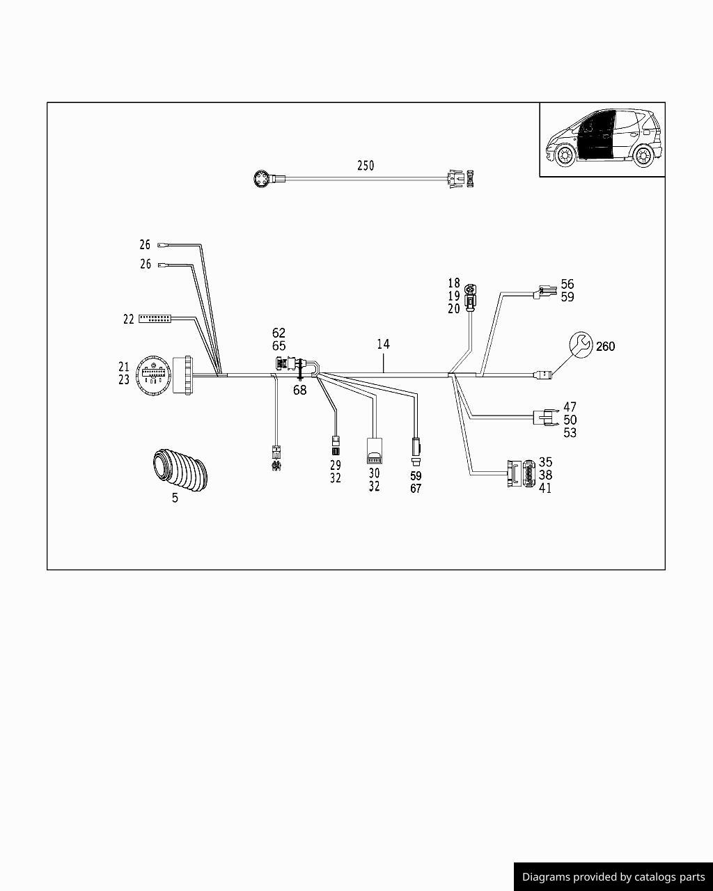 Car part diagram