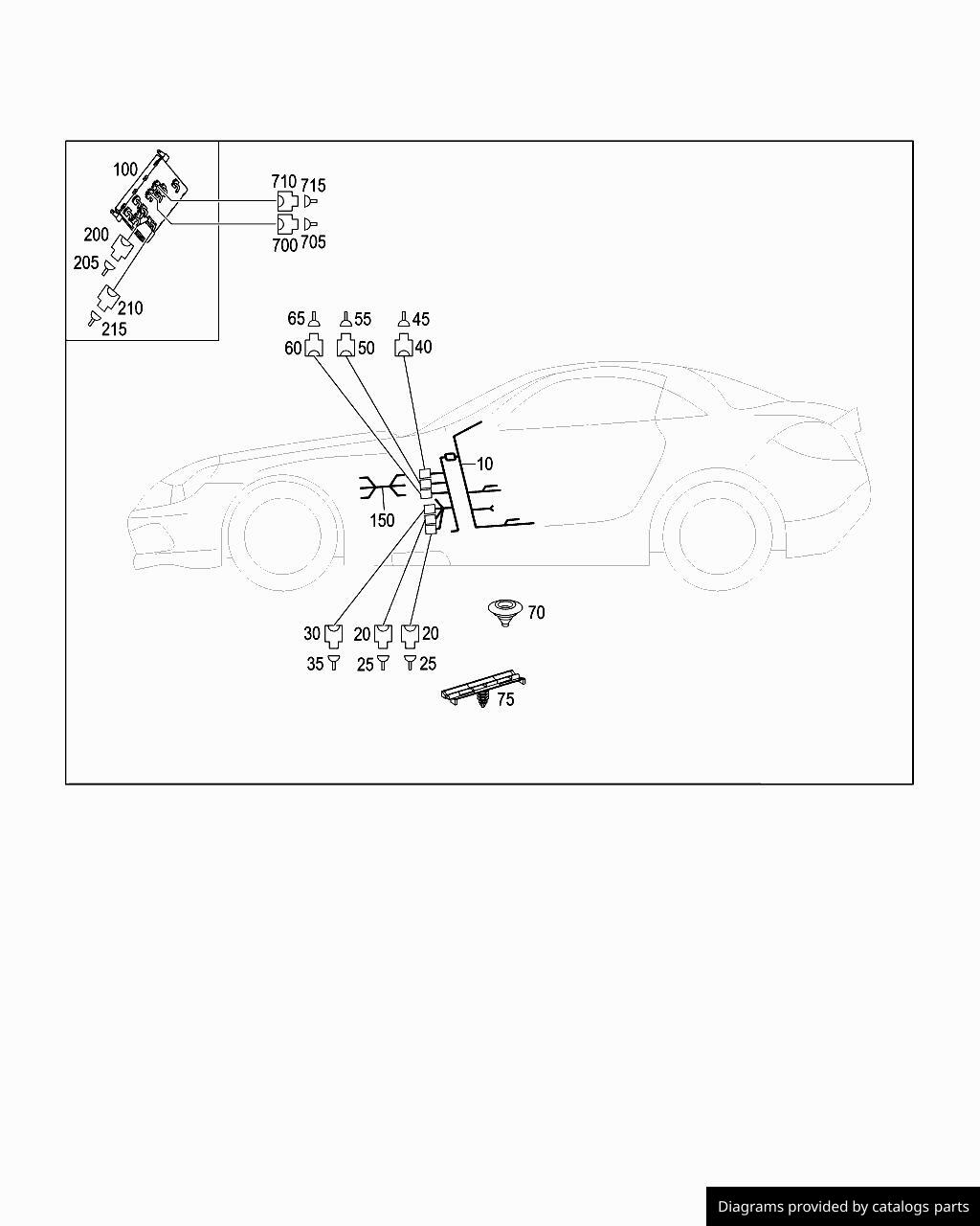 Car part diagram