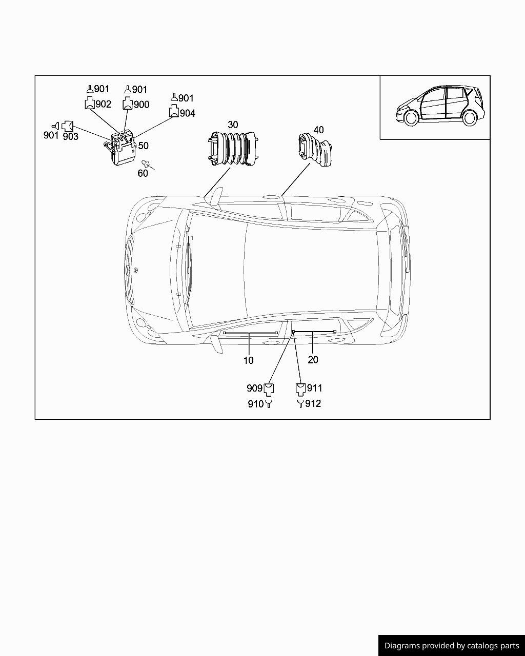 Car part diagram