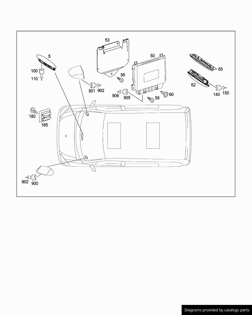 Car part diagram