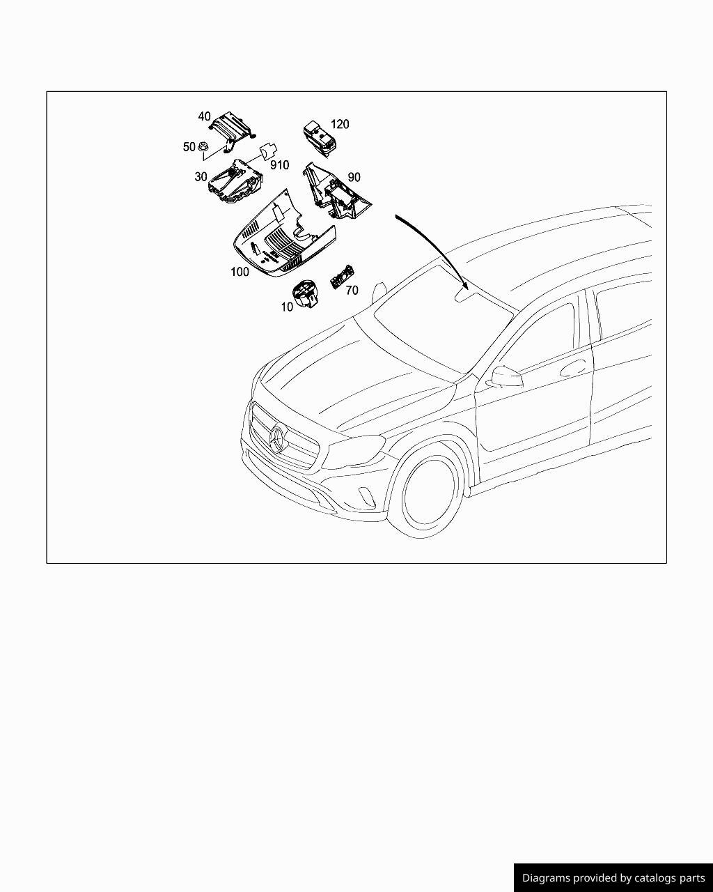 Car part diagram