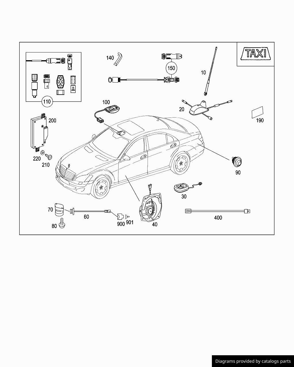 Car part diagram