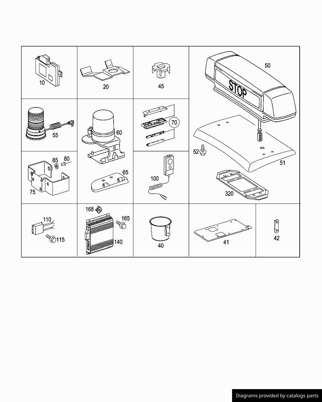 Car part diagram