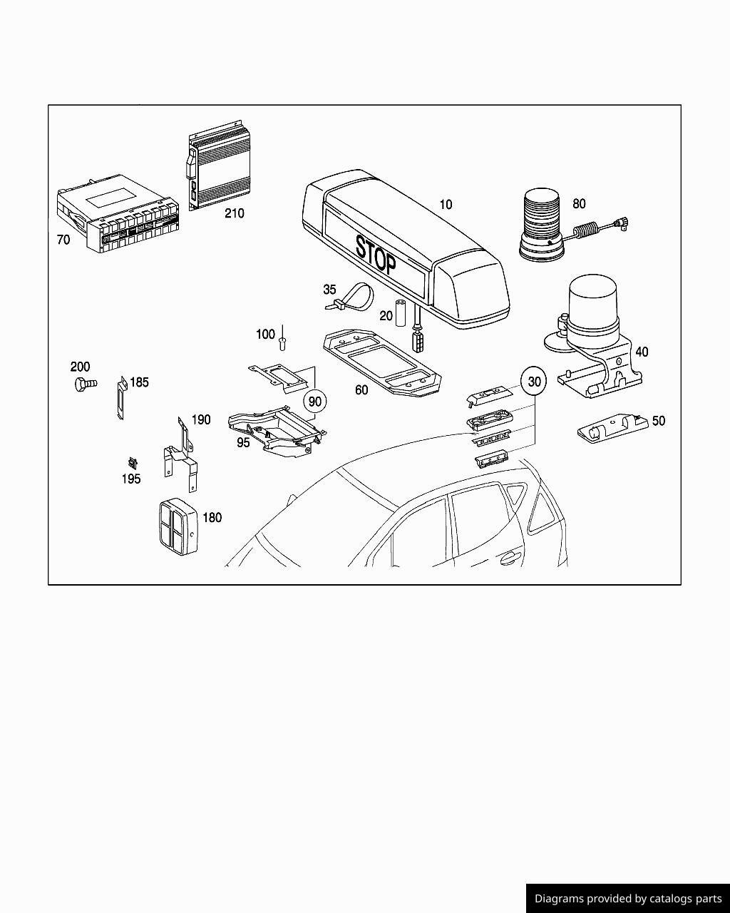 Car part diagram