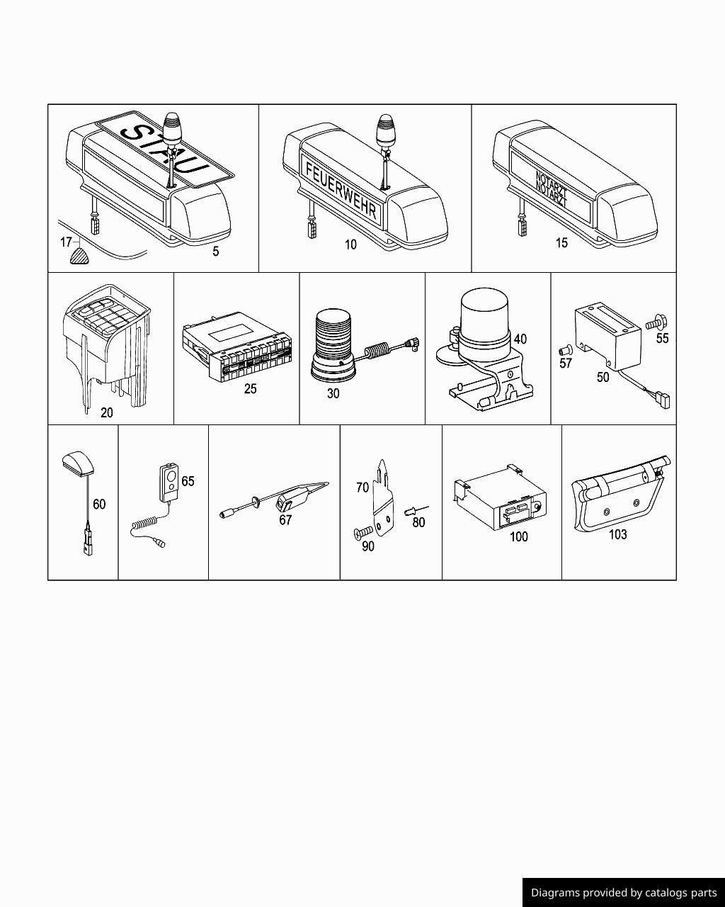 Car part diagram