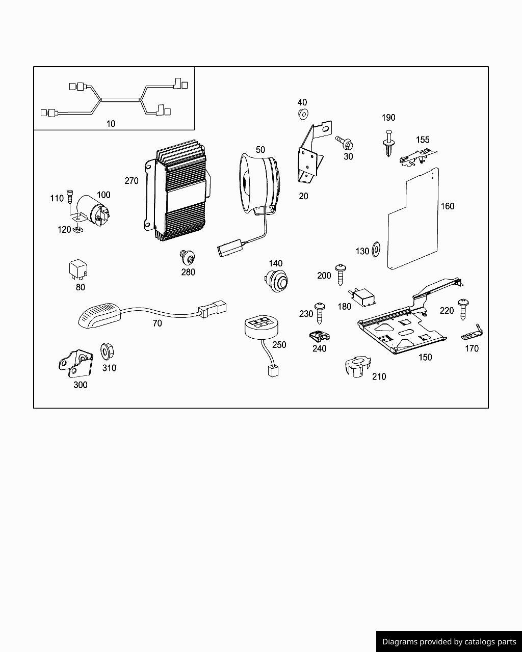 Car part diagram