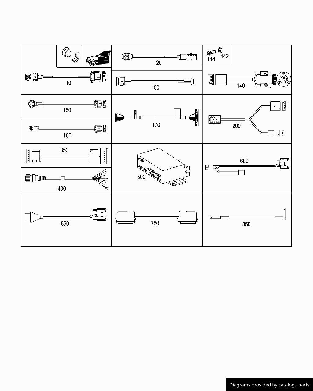 Car part diagram