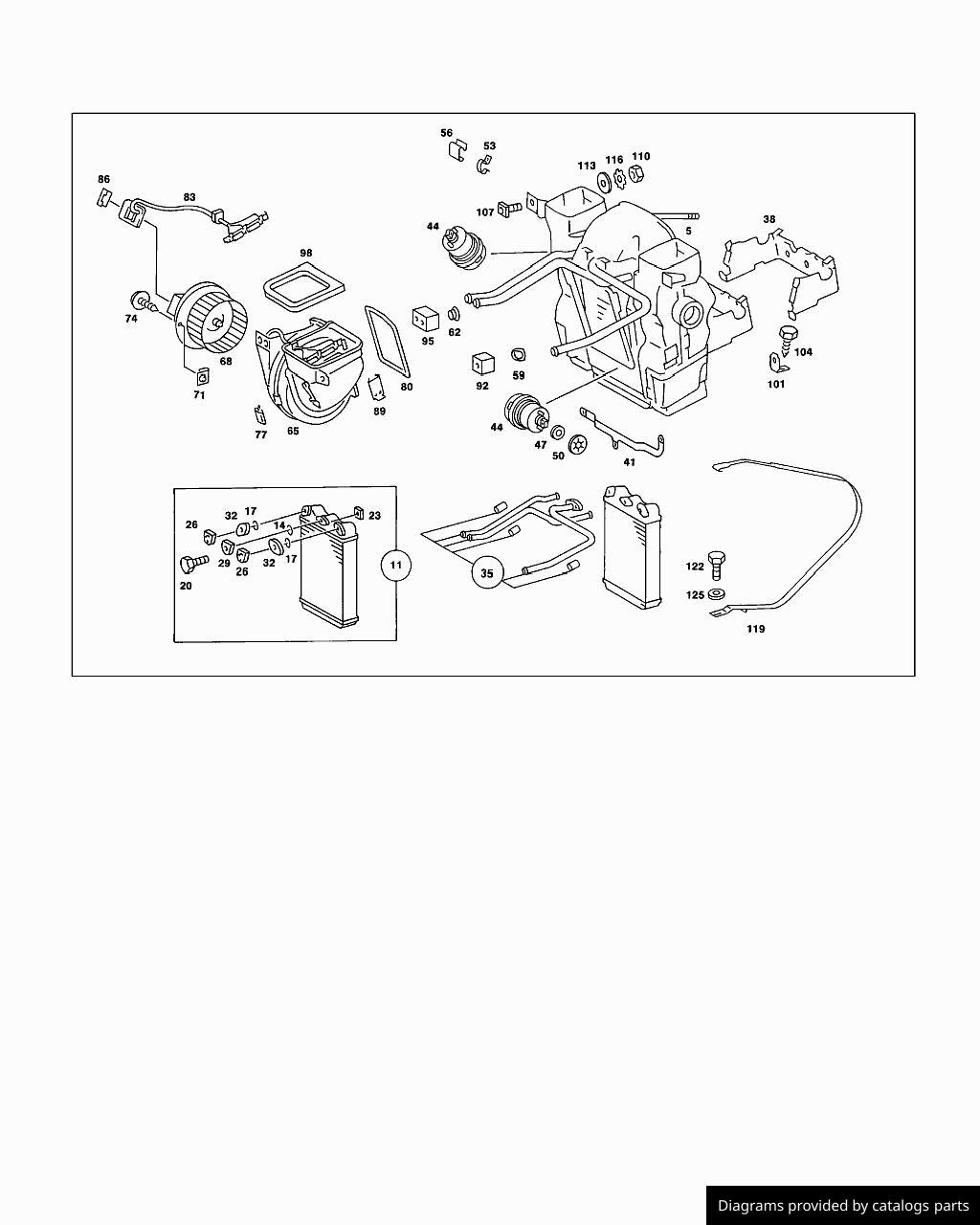 Car part diagram