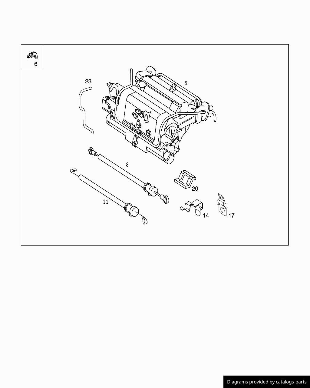 Car part diagram