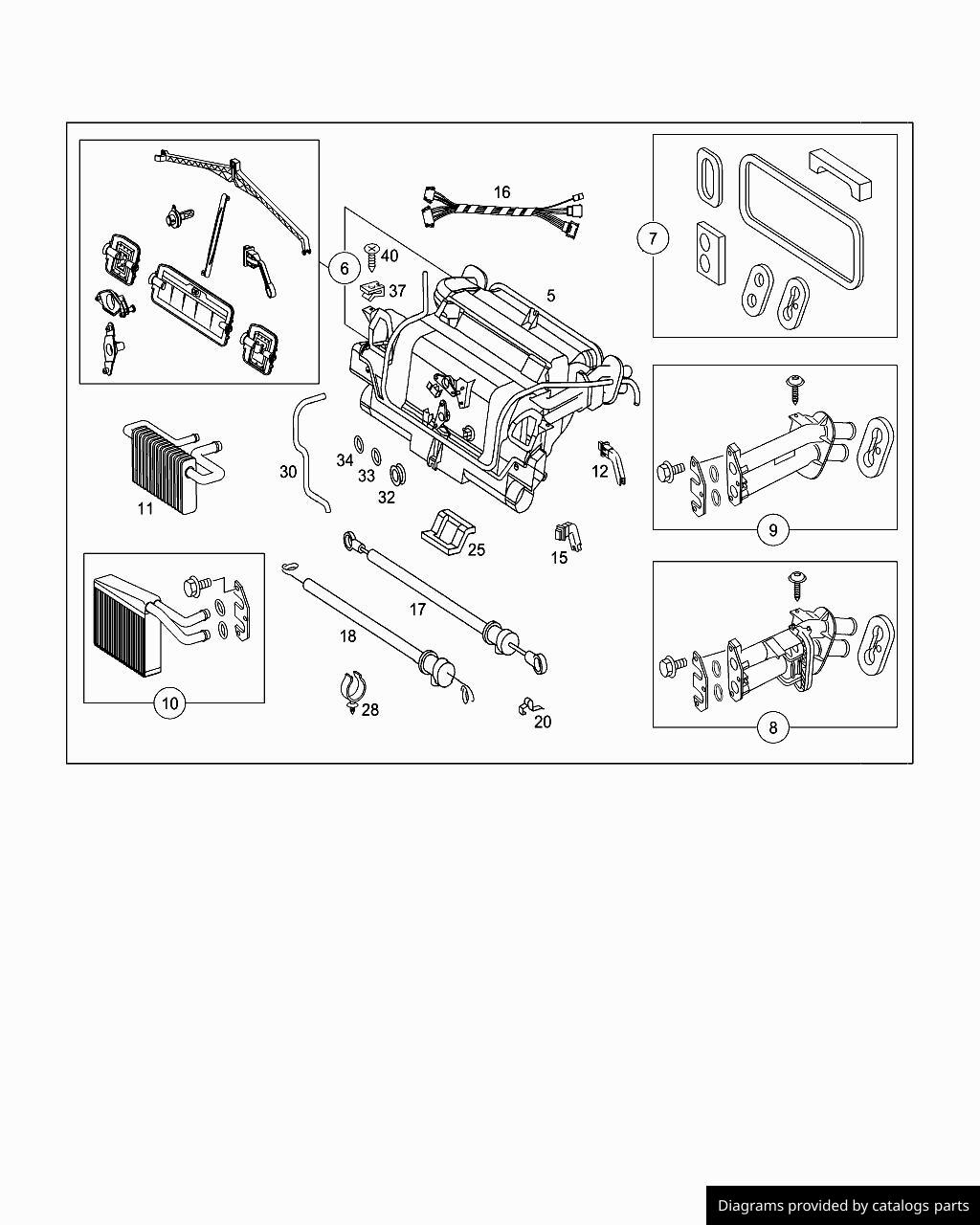 Car part diagram