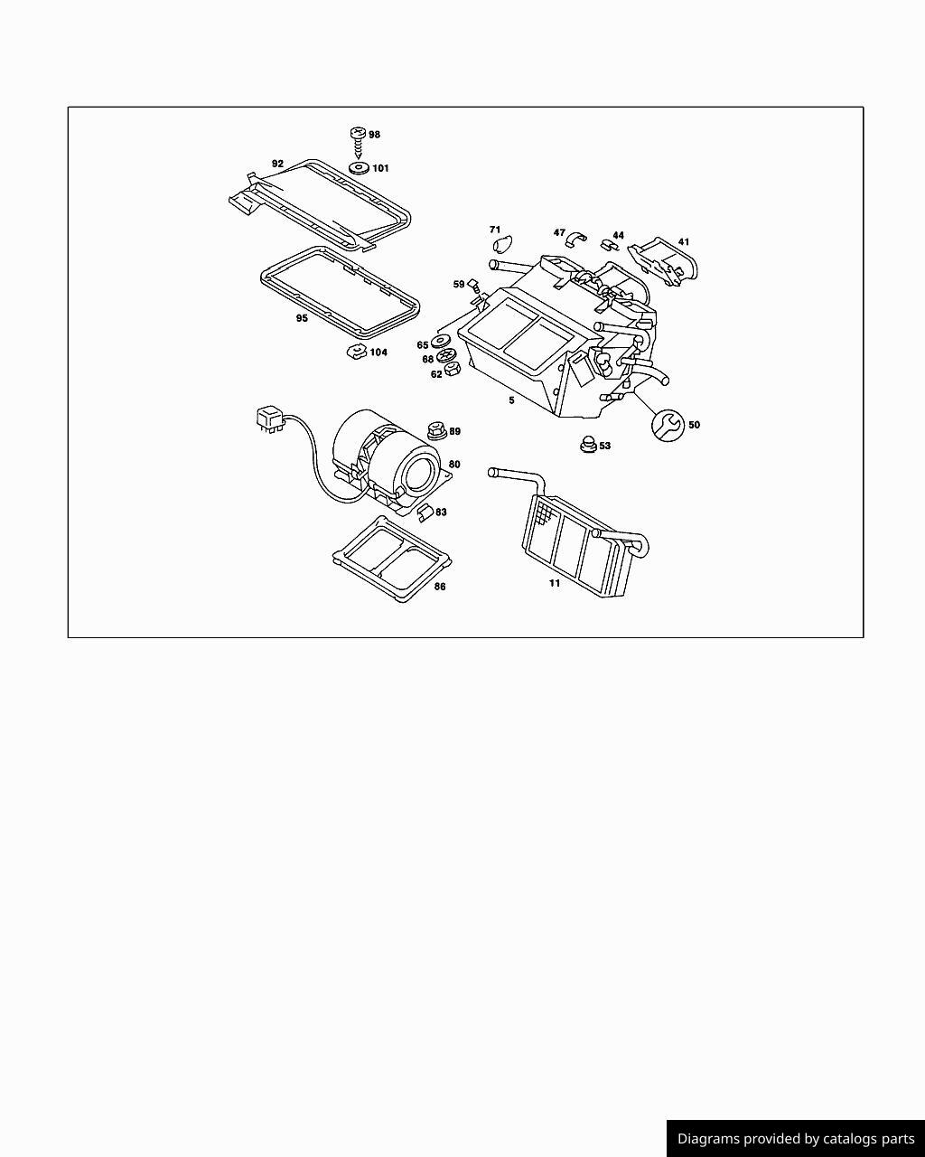 Car part diagram