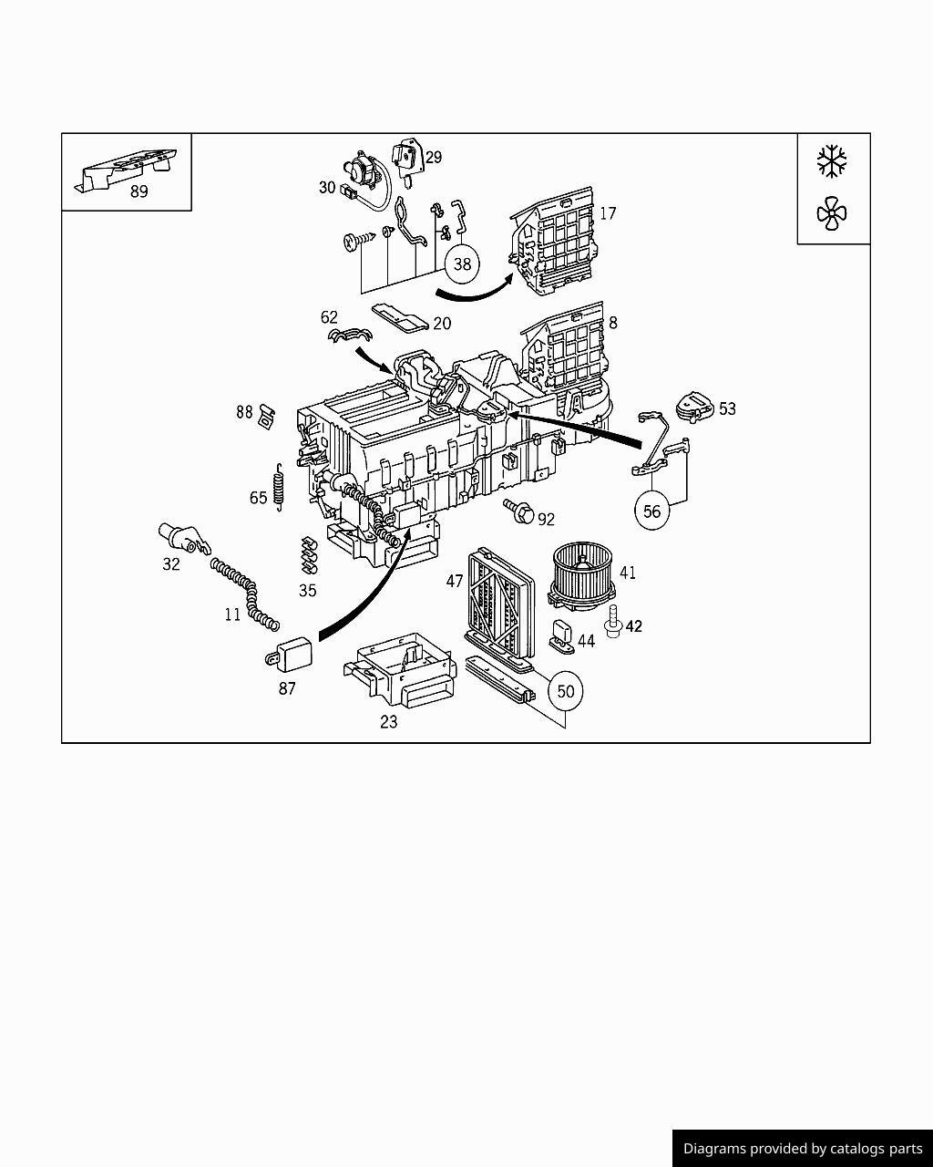 Car part diagram