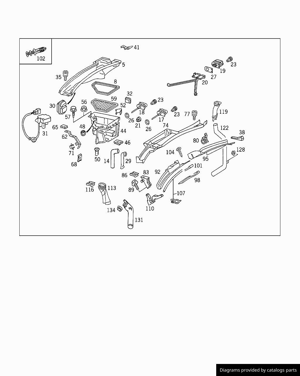 Car part diagram