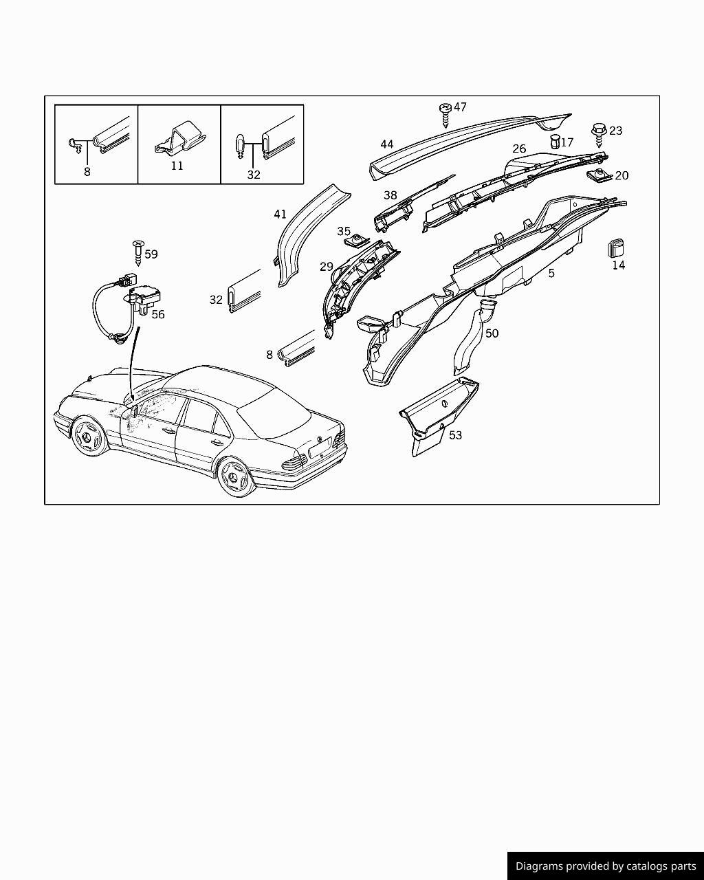 Car part diagram