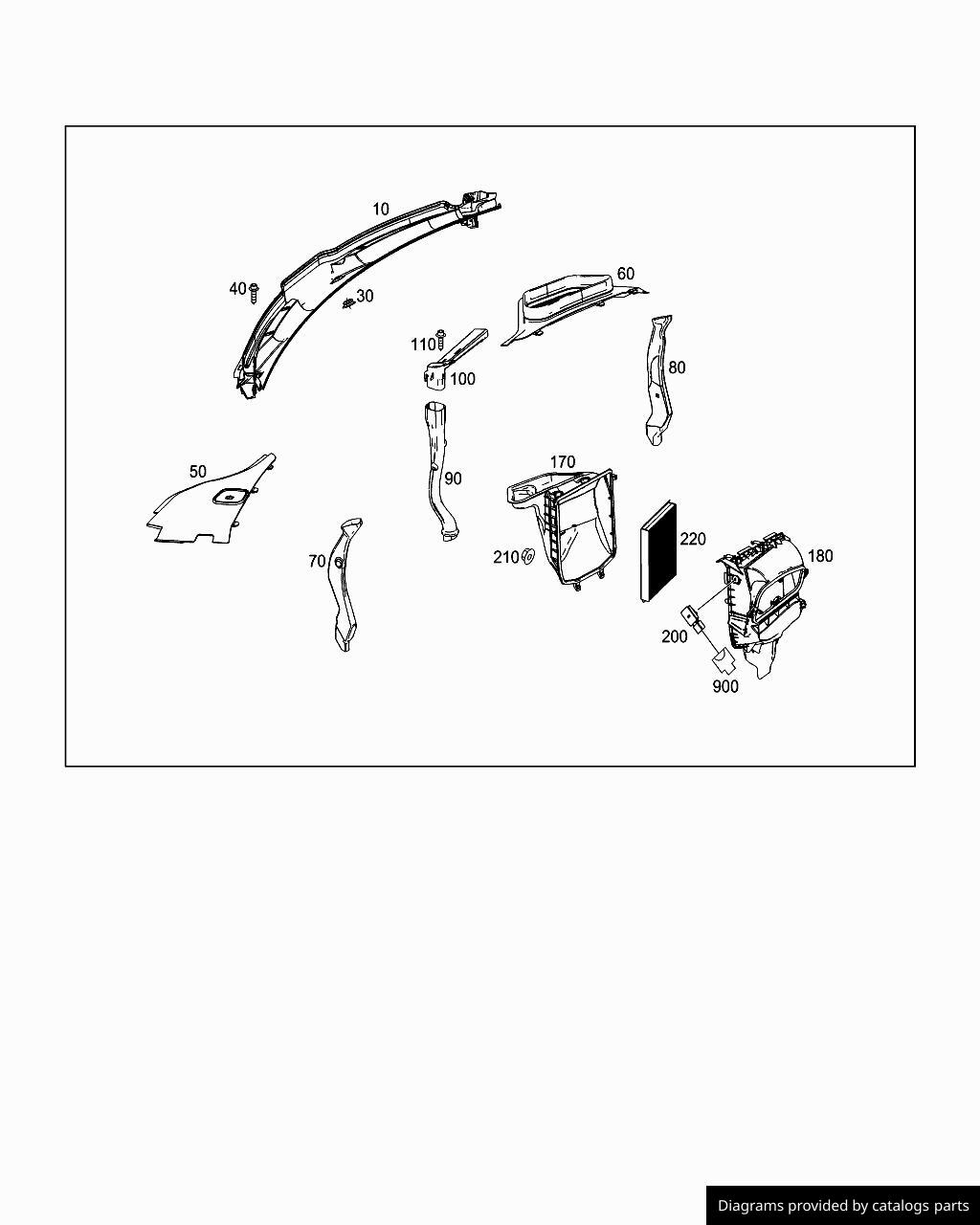 Car part diagram