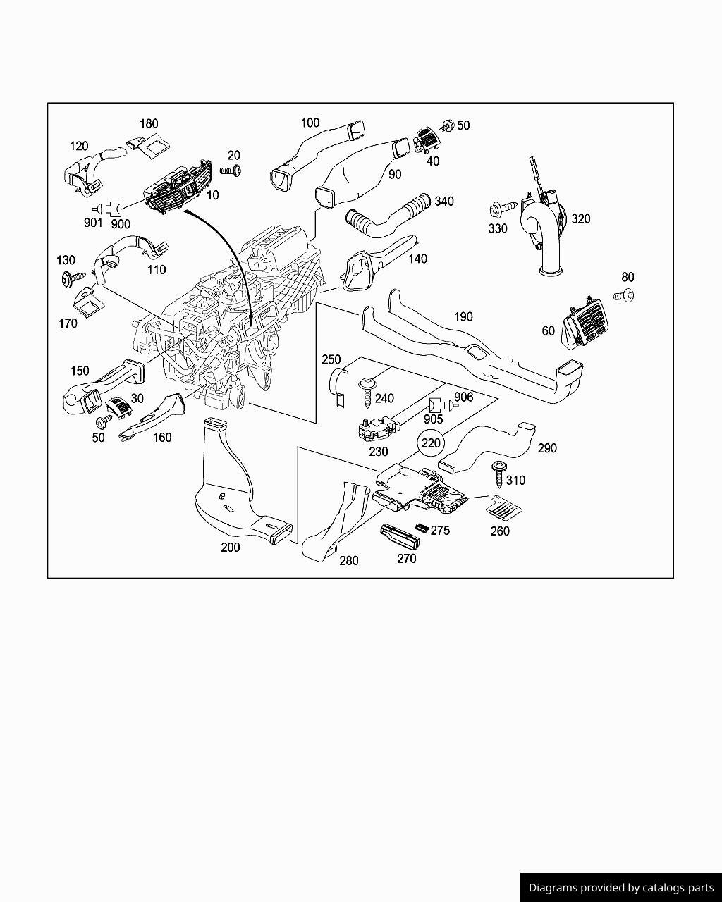 Car part diagram