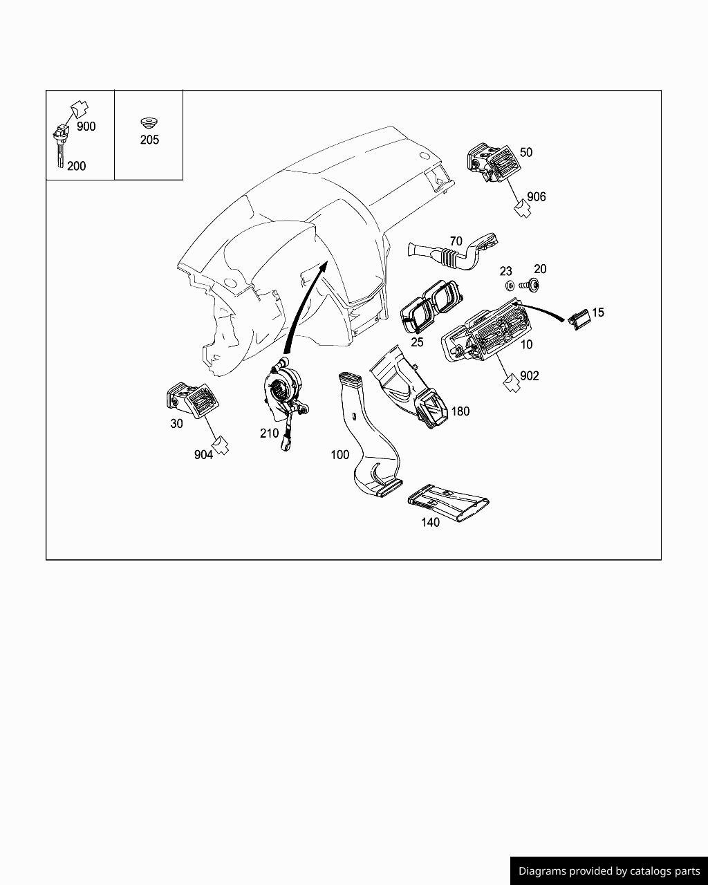 Car part diagram