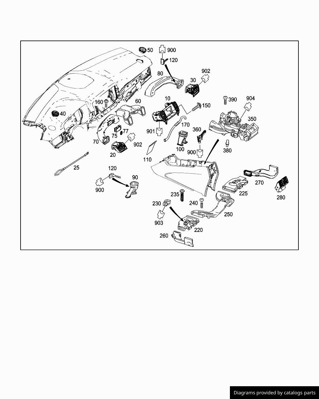 Car part diagram