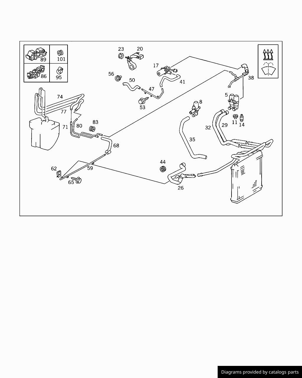 Car part diagram