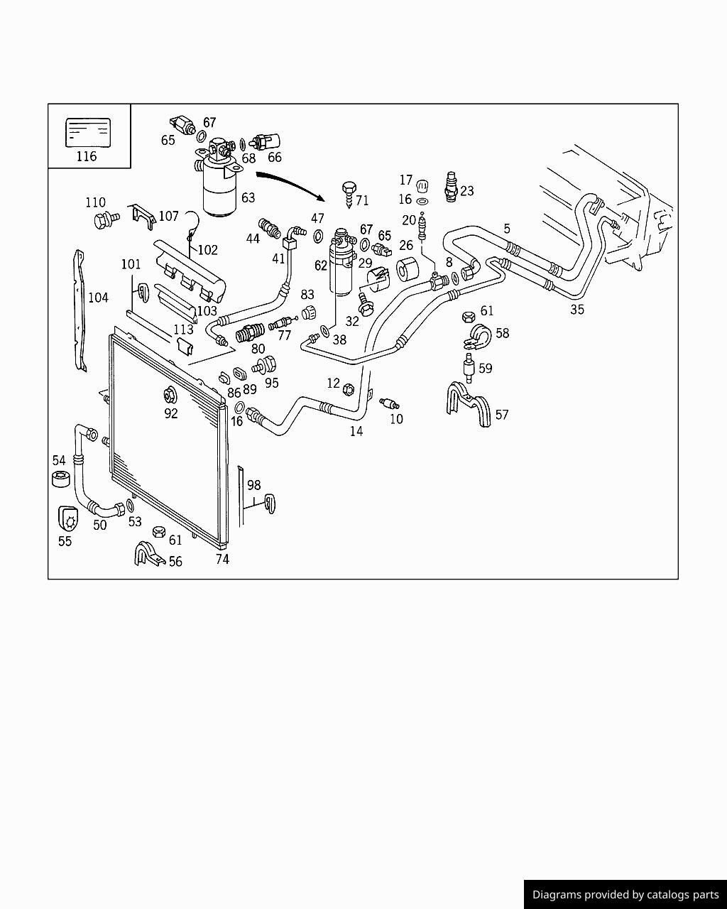 Car part diagram
