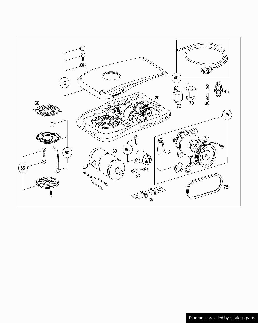 Car part diagram