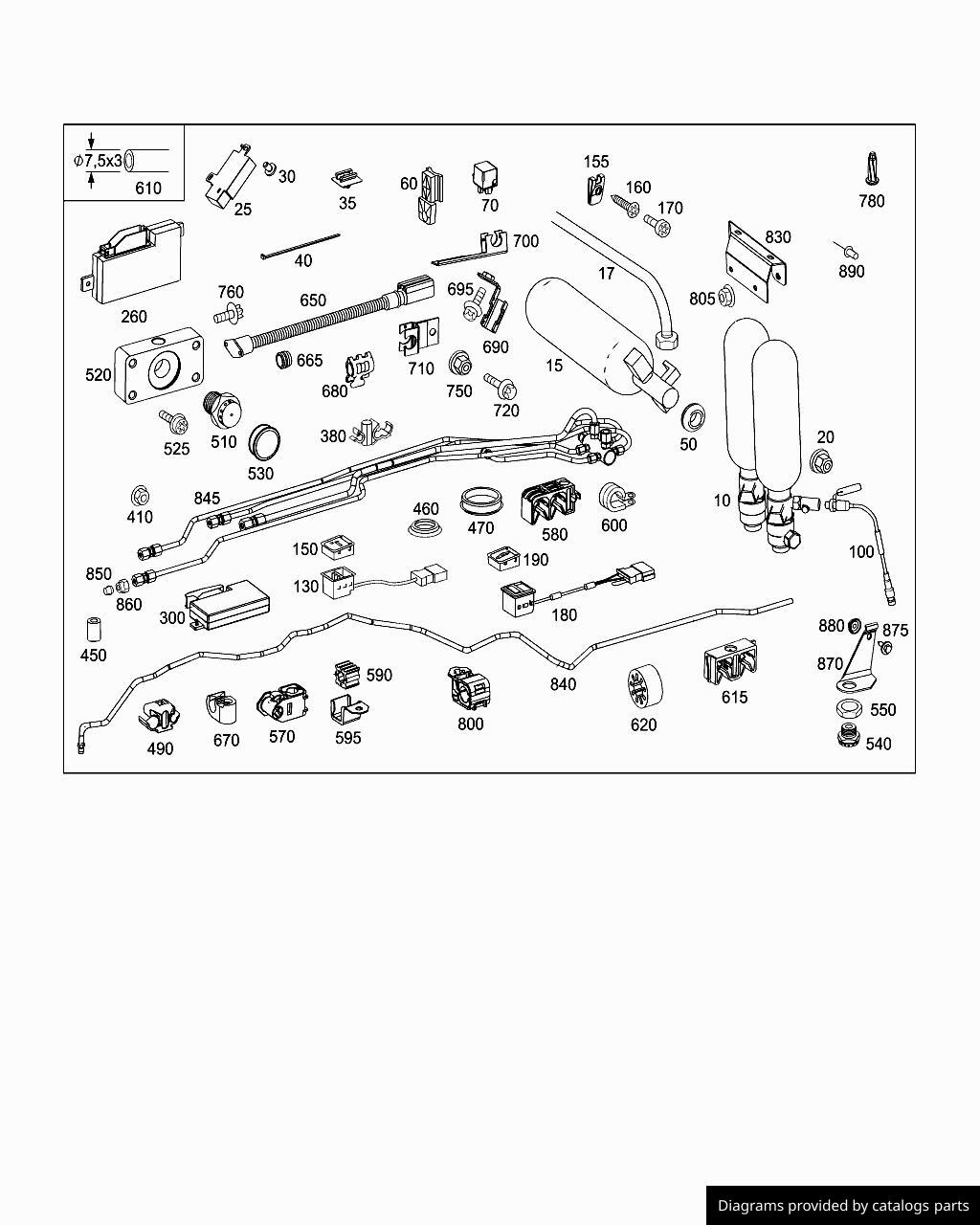 Car part diagram