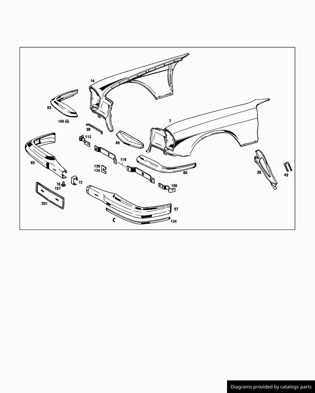 Car part diagram