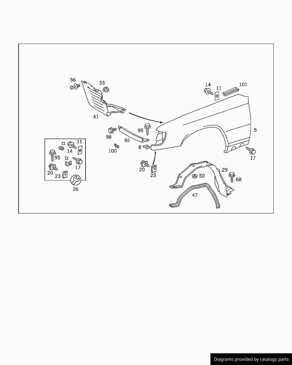 Car part diagram