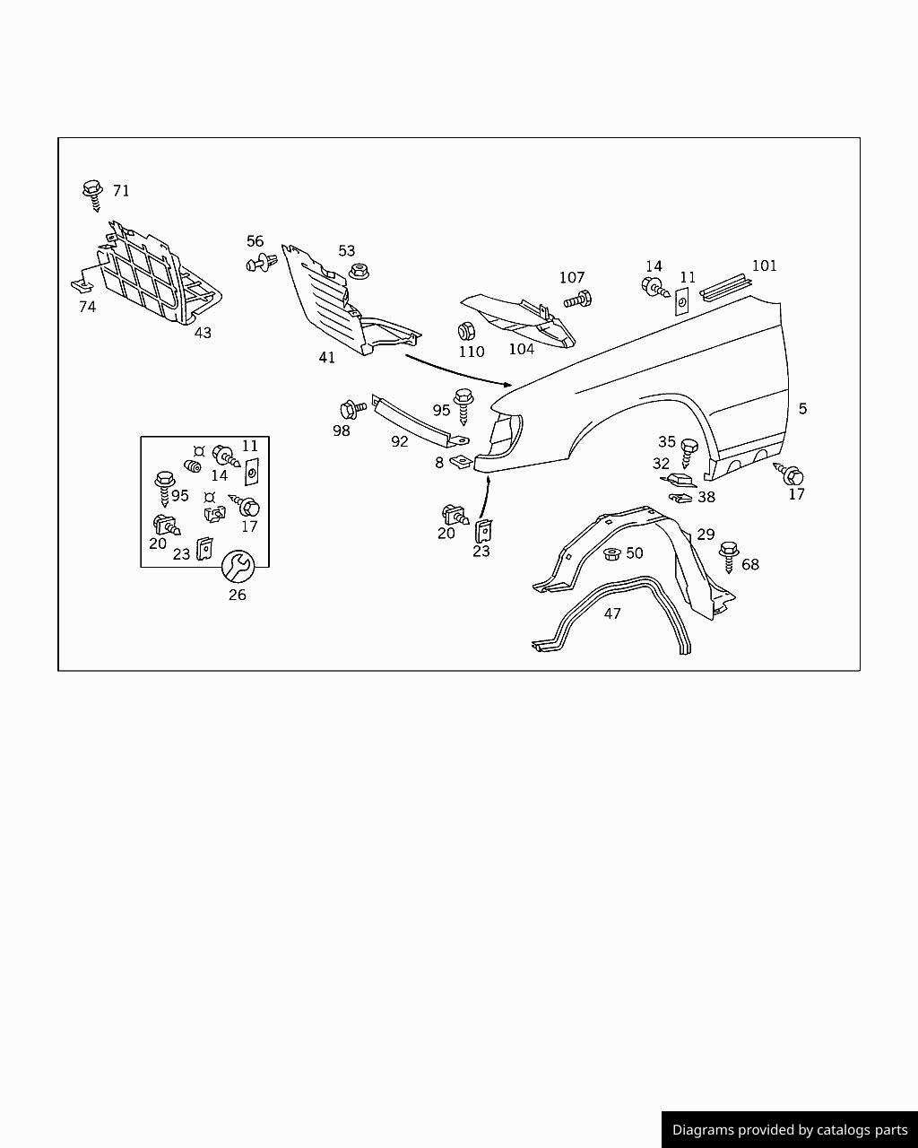 Car part diagram