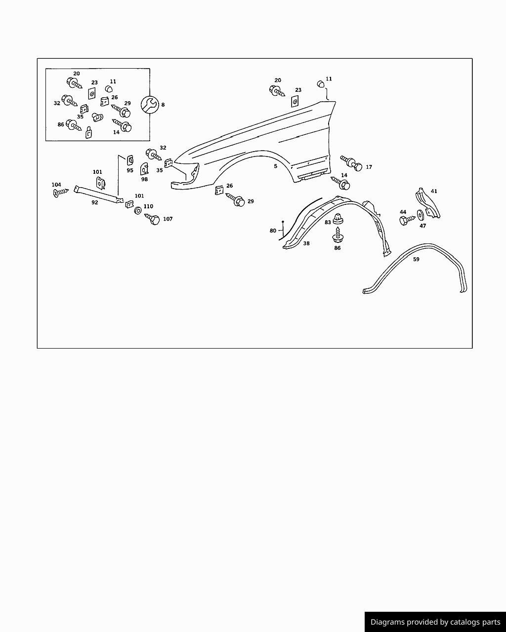 Car part diagram