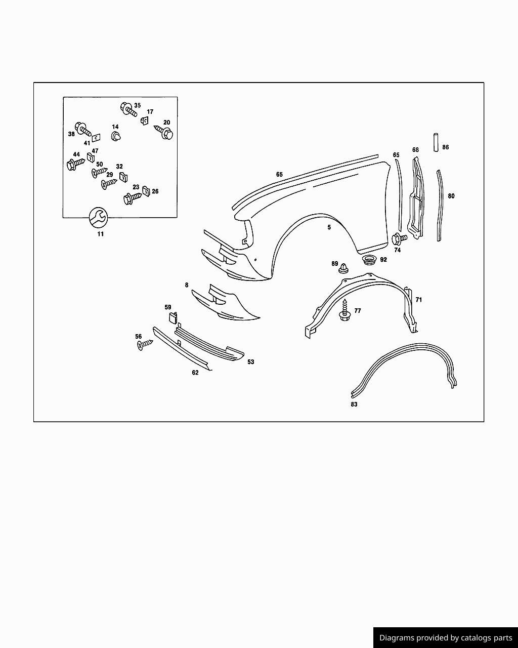 Car part diagram